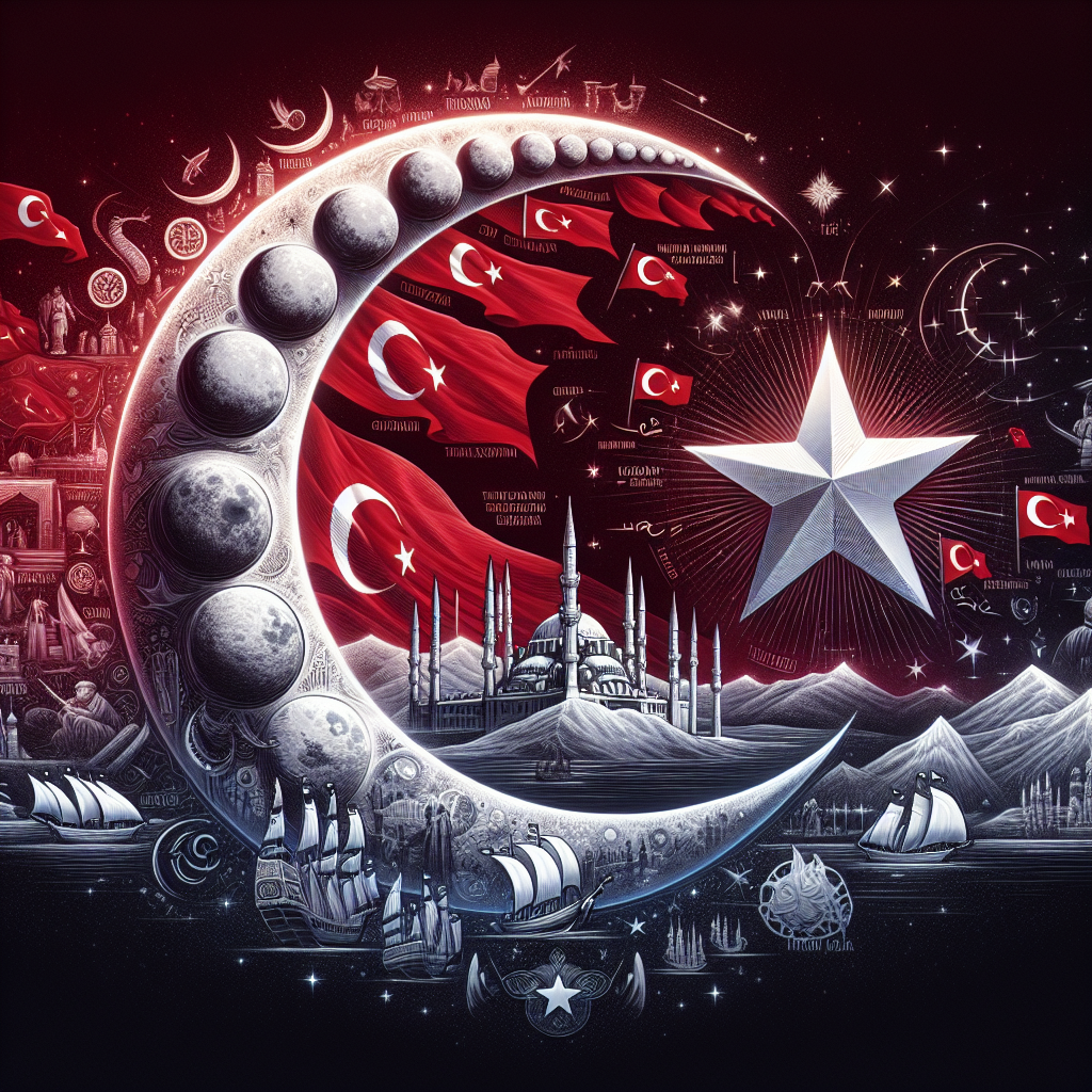 Türk Bayrağındaki Ay ve Yıldız Nereden Geliyor ? İşte Şanlı Türk Bayrağımızın Tarihi