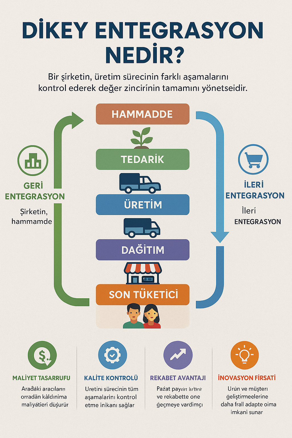 Dikey Entegrasyon ( Dikte Entegrasyon ) Nedir ?